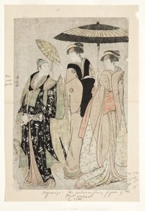 戏剧演员Oakinai Hiruga kojima，Nakamura Theatre，XI1784,1784（woodblock） 作者 永永鸟居