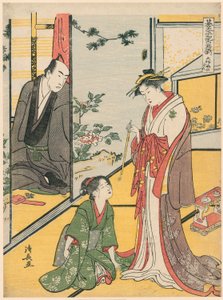 大福屋场景，选自 "五太平敷白石坂 "系列 作者 永永鸟居
