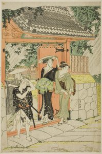 梅栗神社的骤雨