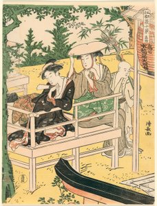 高田，选自 "江户夏日十景 "系列 作者 永永鸟居