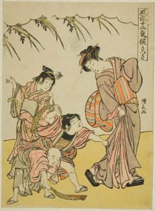 第五个月（Satsuki），选自 "时尚十二季（Furyu juni kiko）"系列 作者 永永鸟居