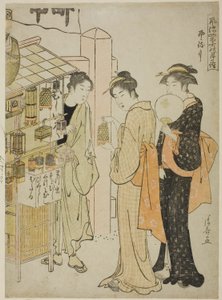 第六个月（Kazemachizuki），选自 "时尚的四季圣地月游（风月模式）"系列 作者 永永鸟居