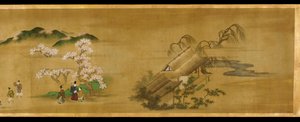 四季的风景，江户时期，17世纪。