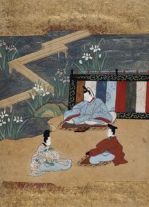 伊势传说》中的场景 伊势物语，18世纪末。