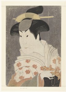 岩井俊二四世的半身肖像。 作者 Toshusai Sharaku