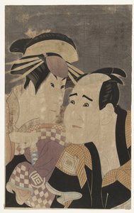 佐野川市松三世和市川富右卫门的半身肖像。 作者 Toshusai Sharaku