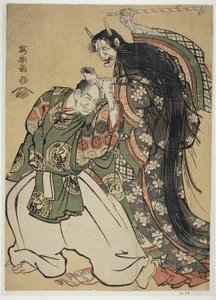 观赏枫叶（Momiji gari） 作者 Toshusai Sharaku
