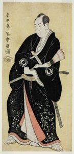 演员泽村宗十郎三世饰演名古屋三座元春（三代目泽村宗十郎之名古屋三座元春） 作者 Toshusai Sharaku