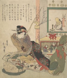 浦岛碧珍和七福神。 作者 东东屋北海