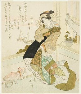 花魁与京巴狗过大年 作者 东东屋北海
