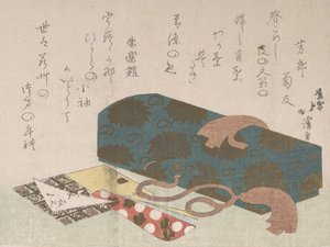 信箱和牙签架，19世纪。 作者 东东屋北海