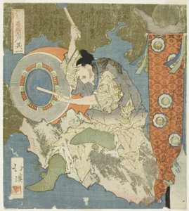 "春之大石门 "系列中的鼓手 1 号（Sono ichi）。 作者 Totoya Hokkei