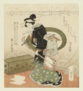 女人与三味线 赏花五联（系列名） Hanami gobantsuzuki（物体上的系列标题） 作者 东东屋北海