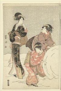 雪球 作者 丰国 (II) , 歌川
