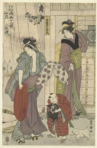 鱼贩
第四个月，三联画
四月，三联画（物名）
丰弘和丰国的十二个月（系列名称）
丰弘丰国涟漪君子（文物上的系列名称） 作者 丰国 (II) , 歌川