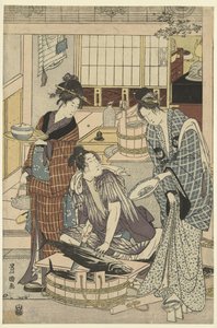 鱼贩
第四个月，三联画
四月，三联画（物名）
丰弘和丰国的十二个月（系列名称）
丰弘丰国涟漪君子（文物上的系列名称） 作者 丰国 (II) , 歌川