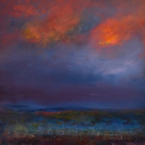 辉煌，2019（布面油画） 作者 特蕾西·兰布罗斯