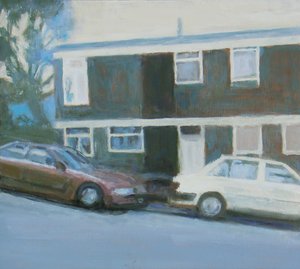 居住的地方 13，2011 年（胶合板上的油画） 作者 特雷弗·伯吉斯