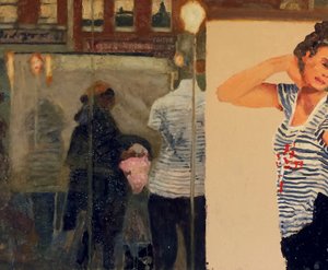生活模型，2019（木板油画） 作者 特雷弗·伯吉斯
