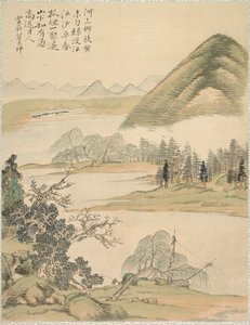 柳树在1847年春天分支。 作者 椿金山