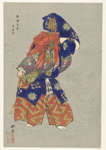 饰演春日龙神的演员
能剧《春日龙神》中的场景
春日龙神（物体上的标题）
能剧（系列名称）
能乐百番（物件上的系列名称） 作者 月冈工业