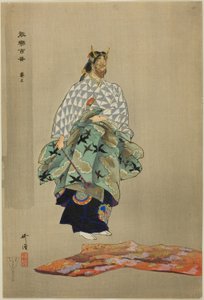 Aoi no Ue，选自 "百剧（Nogaku hyakuban）"系列 作者 月冈工业