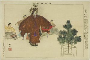 Hagoromo，选自 "没有表演的照片（Nogaku Zue）"系列 作者 月冈工业