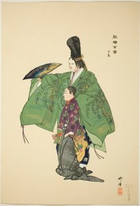 百人》，选自 "百无剧（Nogaku hyakuban）"系列 作者 月冈工业