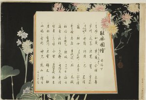 索引页，印刷品 .51-.100（第 1 卷），选自 "无表演图片（Nogaku Zue）"系列 作者 月冈工业