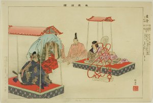 Kotei，选自 "没有表演的照片（Nogaku Zue）"系列 作者 月冈工业