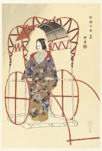 《No Play Yuya》场景 能剧《游也》的场景 Yuya（物体上的标题） 百能演奏（系列名） Nogaku hyakuban（物体上的系列标题） 作者 月冈工业