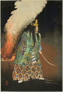 无剧场景：百部无剧（Nogaku hyakuban）"系列中的《黄金魅力 作者 月冈工业