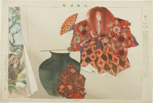 Shojo, 选自 "没有表演的图片（Nogaku Zue）"系列 作者 月冈工业