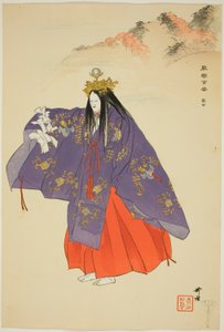 辰田，选自 "百无剧（Nogaku hyakuban）"系列 作者 月冈工业