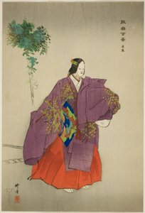 帝卡，选自 "百无剧（Nogaku hyakuban）"系列 作者 月冈工业