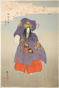 吉野天宁，选自 "百之剧（Nogaku hyakuban）"系列 作者 月冈工业