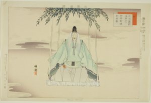 Yugyo Yanagi，选自 "没有表演的照片（Nogaku Zue）"系列 作者 月冈工业