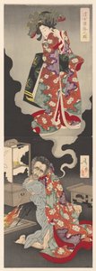 清源与樱姬
清源达乐之作（标题见实物） 作者 月冈义俊