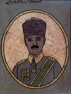 凯末尔（穆斯塔法）阿塔图尔克（1881-1938）1920-30（彩绘玻璃）