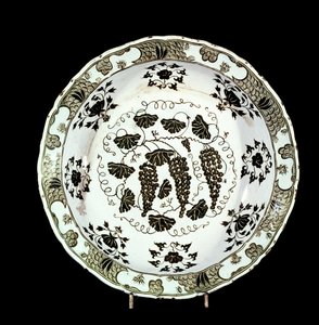 盘子，伊斯尼克，16世纪初（陶器 作者 土耳其语学校