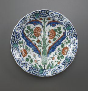 菜，伊兹尼克，奥斯曼王朝，1570-75（陶瓷）