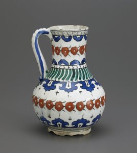 Jug，Iznik，奥斯曼王朝，16-17世纪（陶瓷）