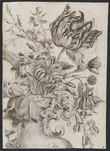 鲜花 作者 Ubekendt Hollandsk 1600 高