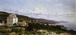Castiglioncello 的视图 作者 乌戈·马纳雷西（Ugo Manaresi）
