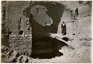 埃及阿斯旺，修道院的大帐篷（qasr），摄影师：Ugo Monneret de Villard