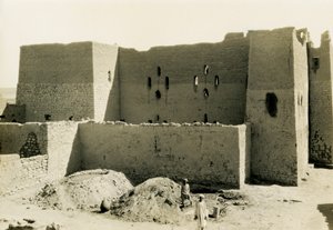 埃及阿斯旺圣西缅修道院，摄影师：Ugo Monneret de Villard 作者 乌戈·莫内雷·德·维拉德