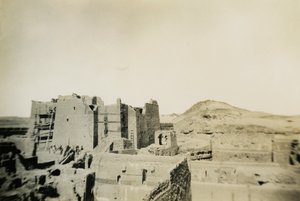 修复中的圣西缅修道院，埃及阿斯旺，摄影师：Ugo Monneret de Villard