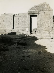 神庙遗址，埃及 Qasr Ibrim，摄影师：Ugo Monneret de Villard 作者 乌戈·莫内雷·德·维拉德