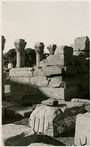 埃及 Dendera 的罗马仙宫景观，Ugo Monneret de Villard 拍摄