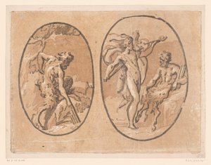 Marsyas 日密涅瓦的 panfluit vindt 作者 乌戈·达·卡尔皮（可能）